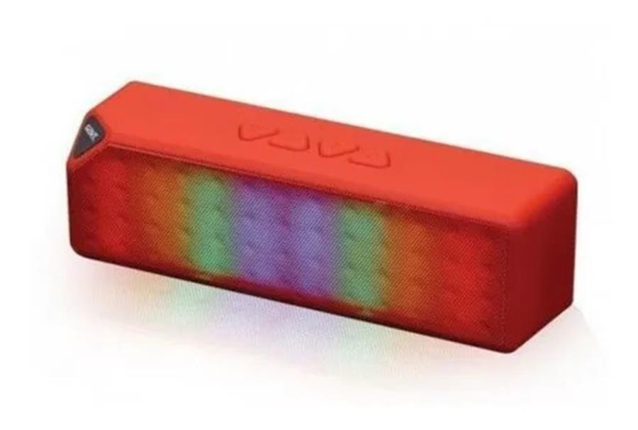 PARLANTE BLUETOOTH BKT COLOR AZUL PBB301 6W 10MTS CON LUCES