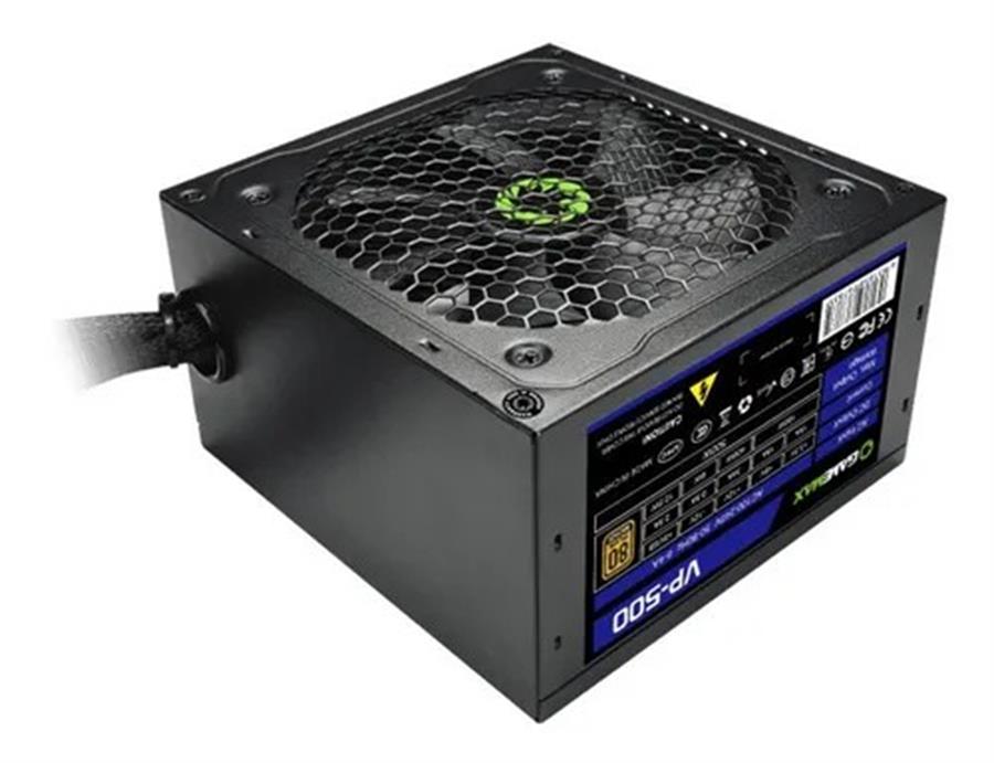 FUENTE 500W GAMEMAX 80 PLUS BRONZE VP-500 FAN 12CM