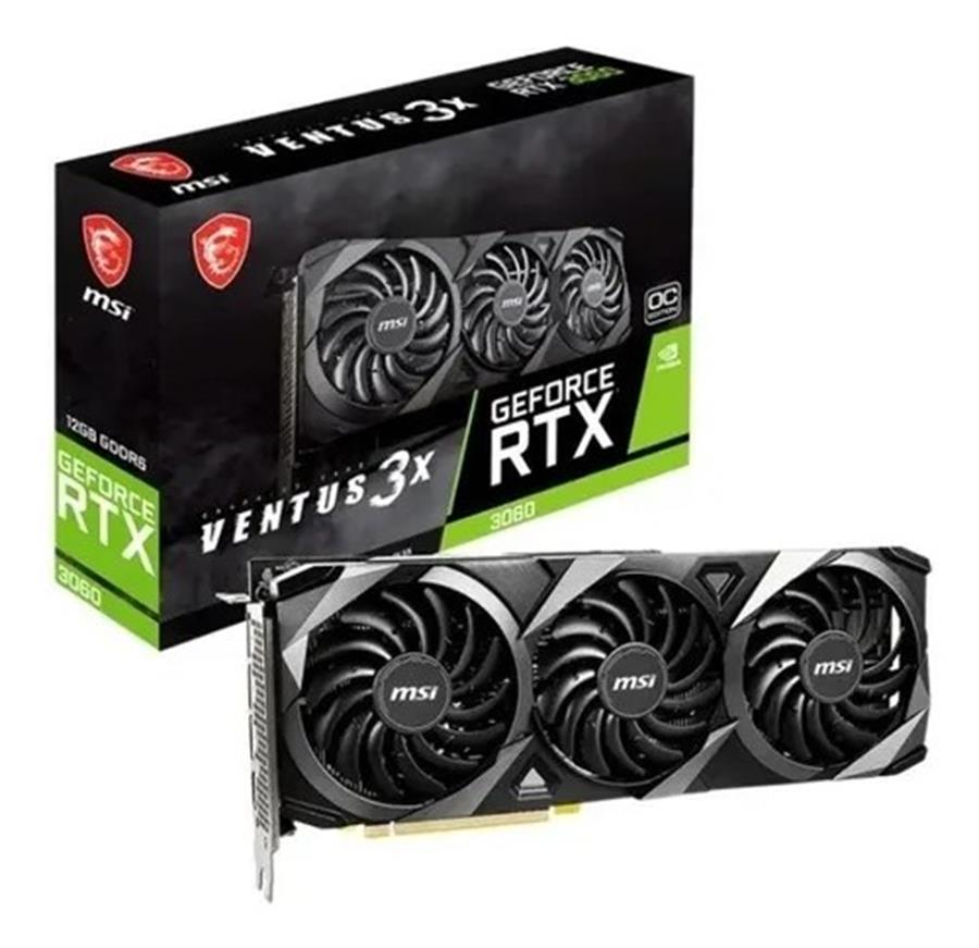 MSI GEFORCE RTX 3060 VENTUS 3X 12G OC ( 3 COOLERS)