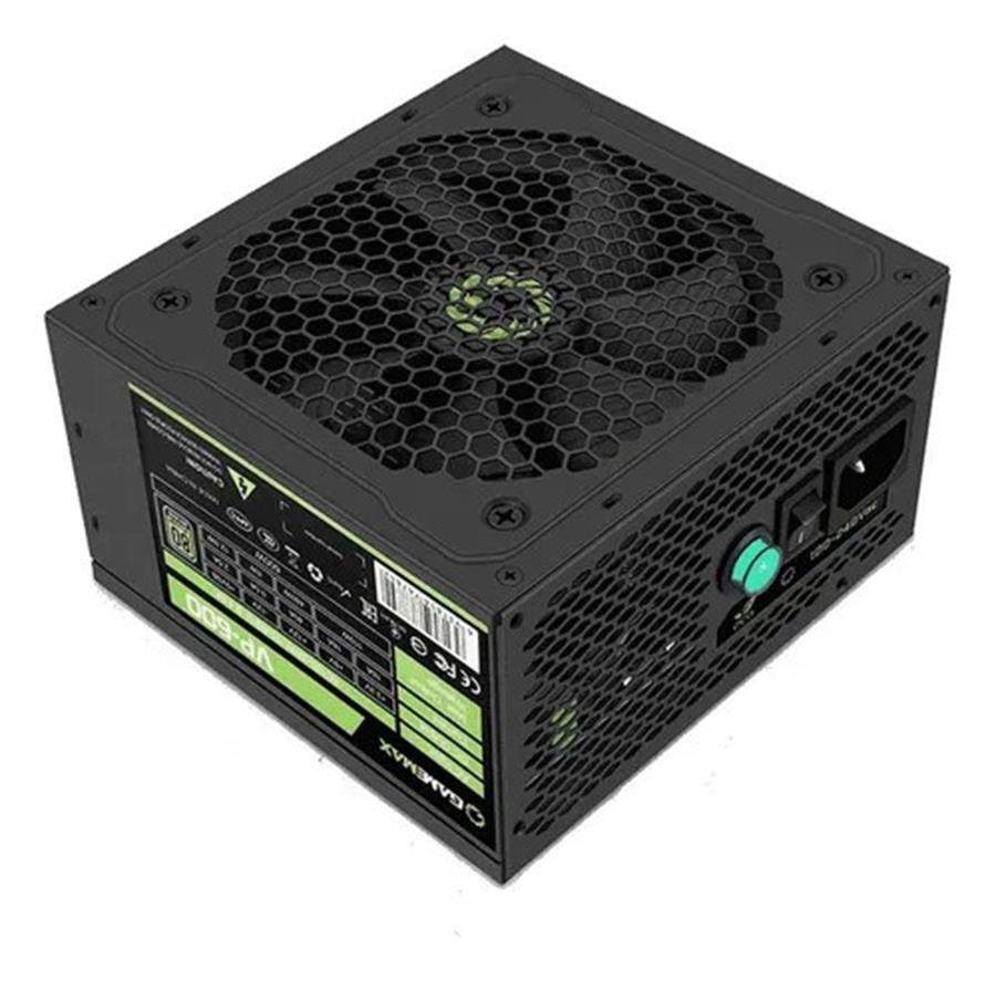 FUENTE 600W GAMEMAX 80 PLUS BRONZE VP-600 FAN 12CM