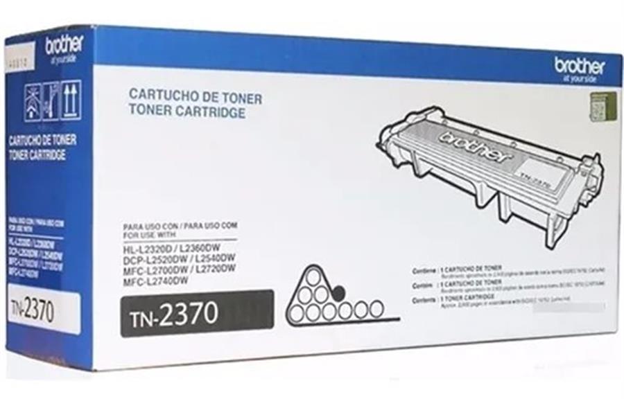 TONER ORIGINAL BROTHER TN-2370 NEGRO HL 2320D HL 2360DW