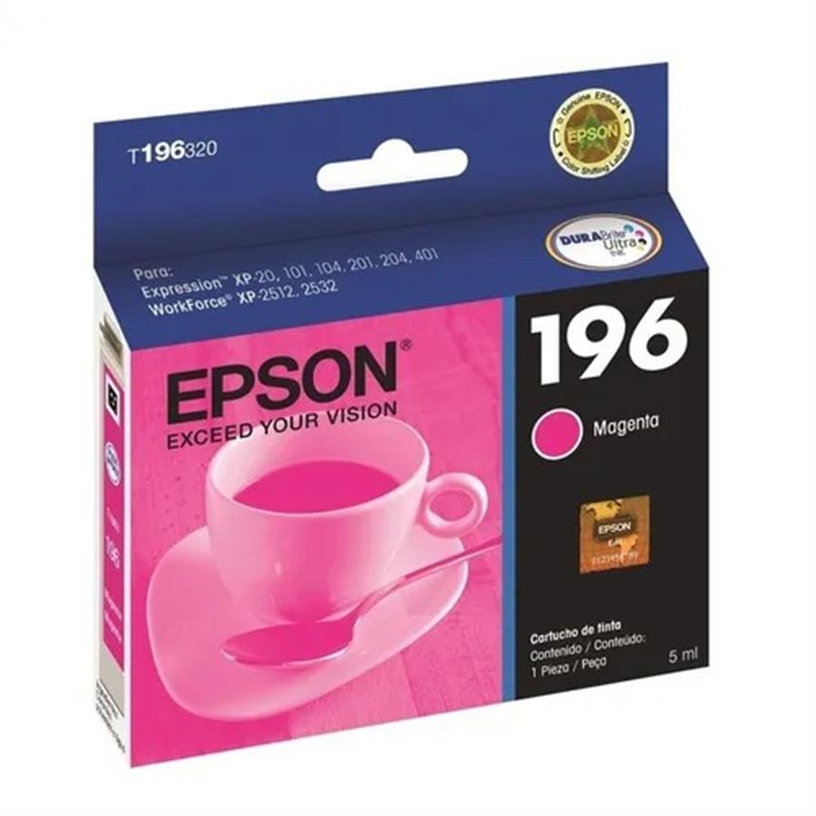 CARTUCHO EPSON ORIGINAL 196  MAGENTA
