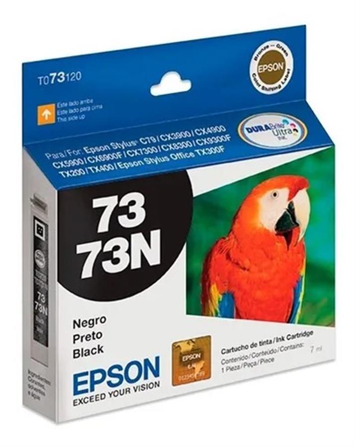 CARTUCHO EPSON 73 73N NEGRO ORIGINAL