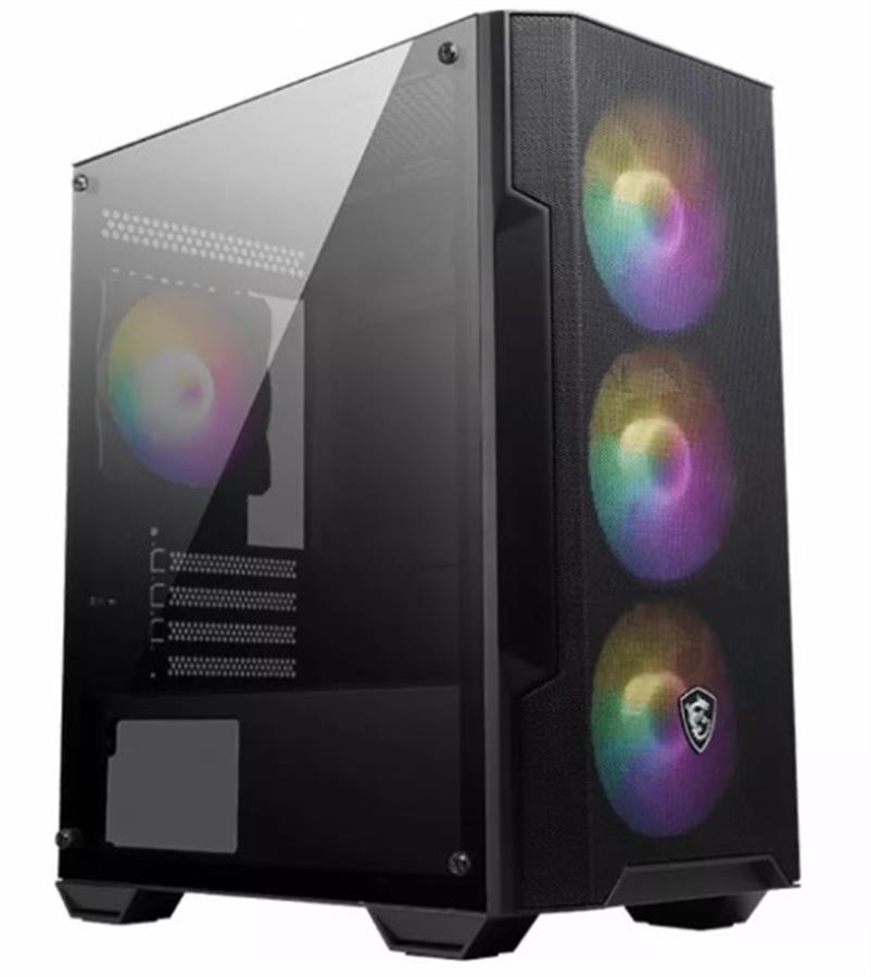 GABINETE MSI MAG FORGE M100A ACRILICO ATX 4XFAN RGB