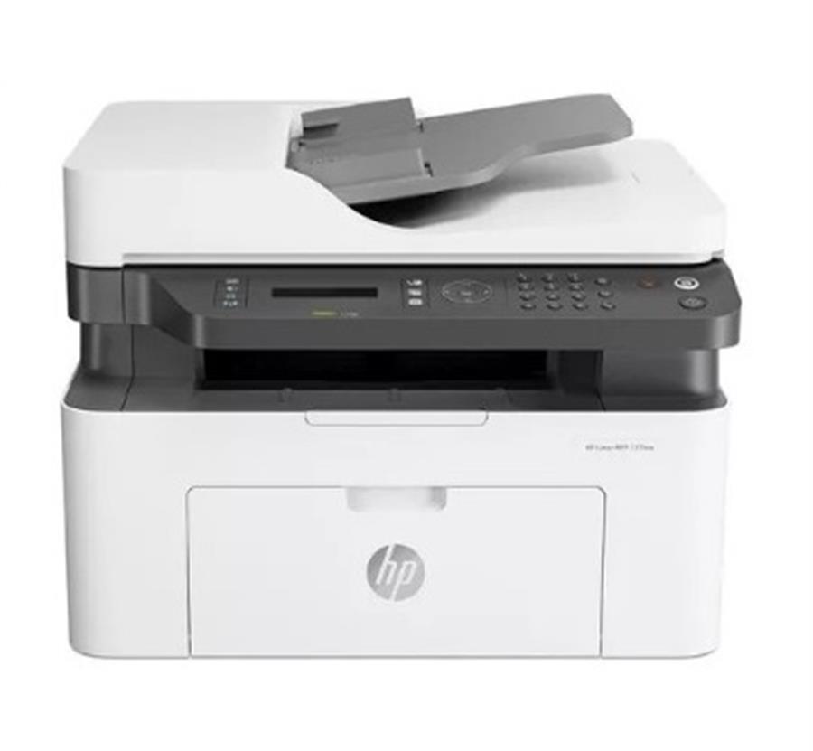 IMPRESORA MULTIFUNCIÓN HP LASERJET 137FNW CON WIFI BLANCA Y NEGRA 220V - 240V (489)