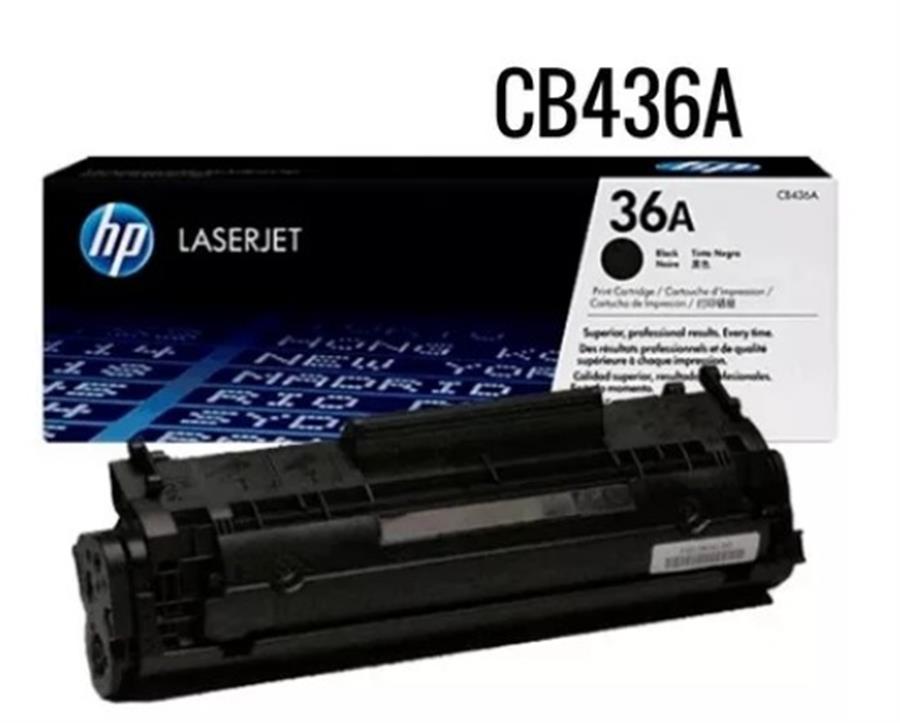 TONER HP ORIGINAL CB436A 36A PACK X 2