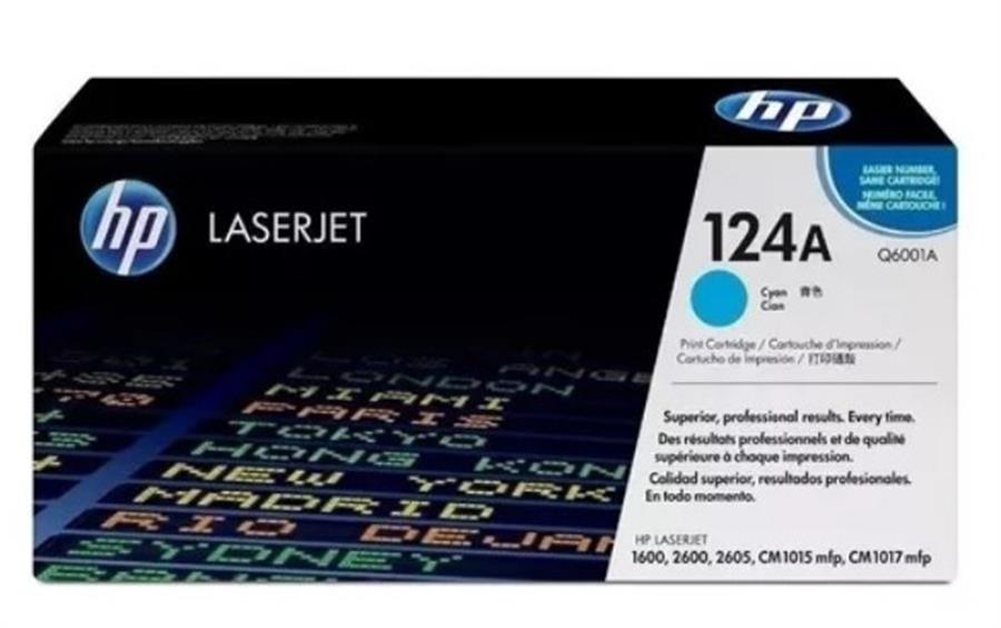 TONER LASERJET ORIGINAL HP 124A CYAN