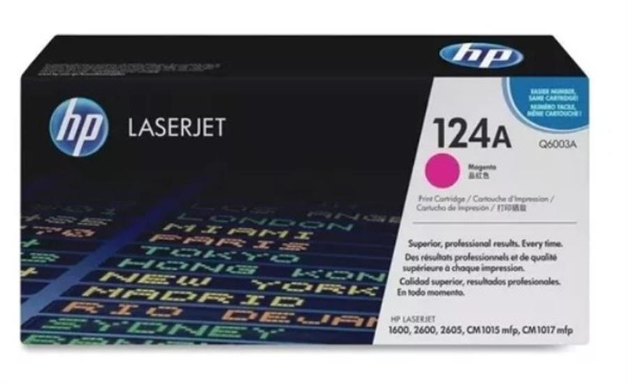 TONER LASERJET ORIGINAL HP 124A MAGENTA