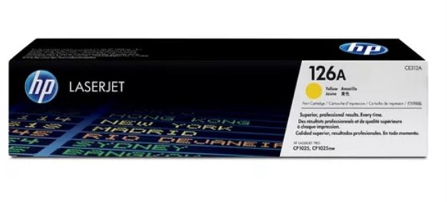 TONER LASERJET ORIGINAL HP 126A AMARILLO