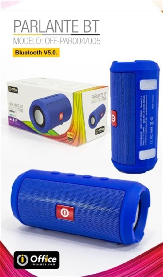 PARLANTES AUDIO BT OFF-PAR005 AZUL