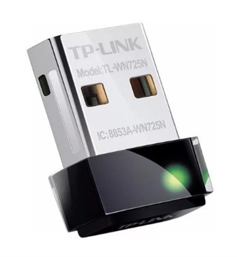 ADAPTADOR USB WIFI PLACA DE RED WIRELESS TPLINK TL-725N NANO