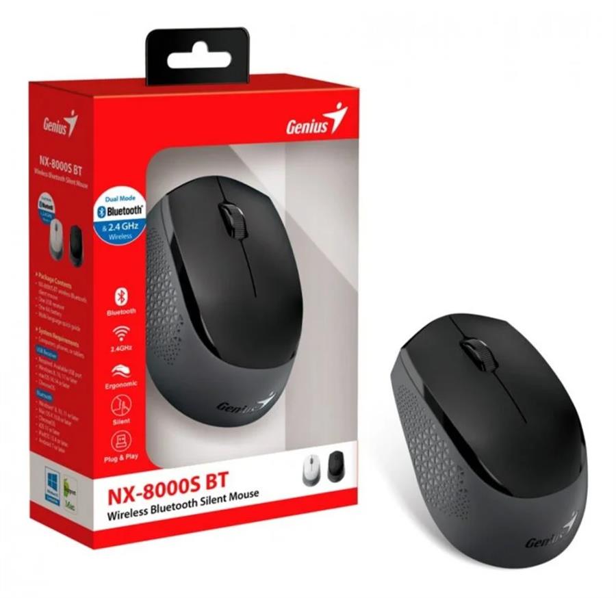 Mouse inalámbrico Genius NX-8000 BT