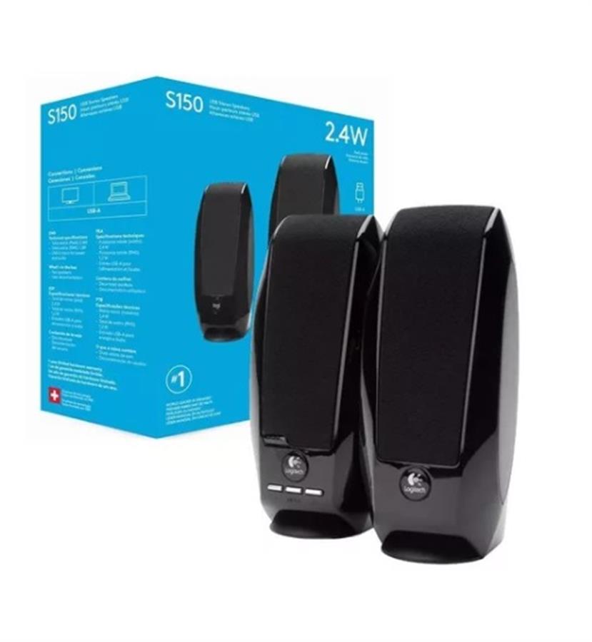 Parlante Logitech S150 Estero Digital Negro Usb