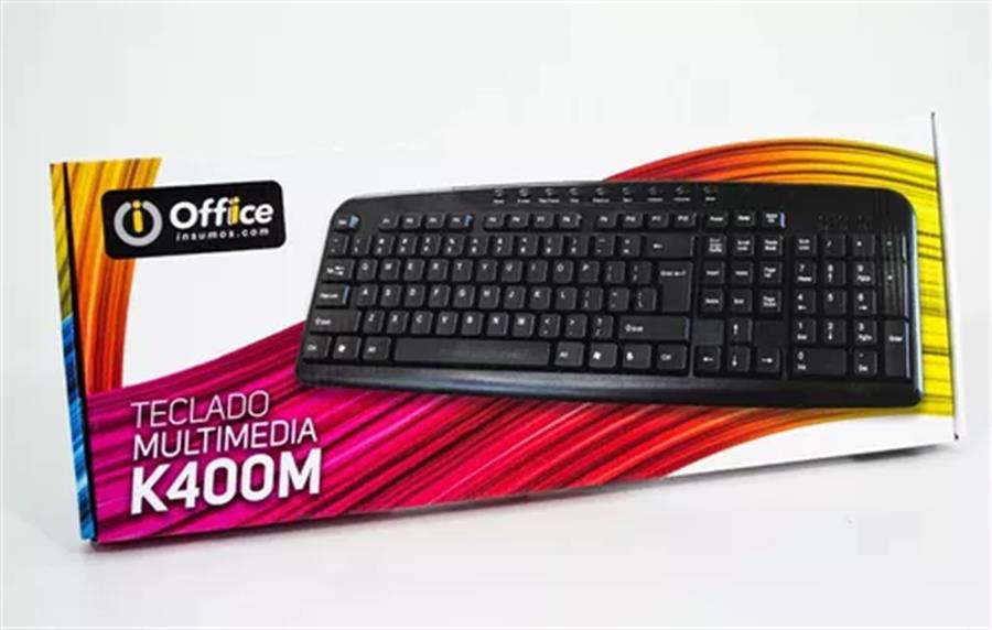 Teclado Usb Multimedia K400m Español Color Negro