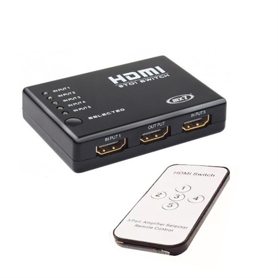 SWITCH HDMI 5 ENTRADAS (CONTROL REMOTO) SHDMI51R