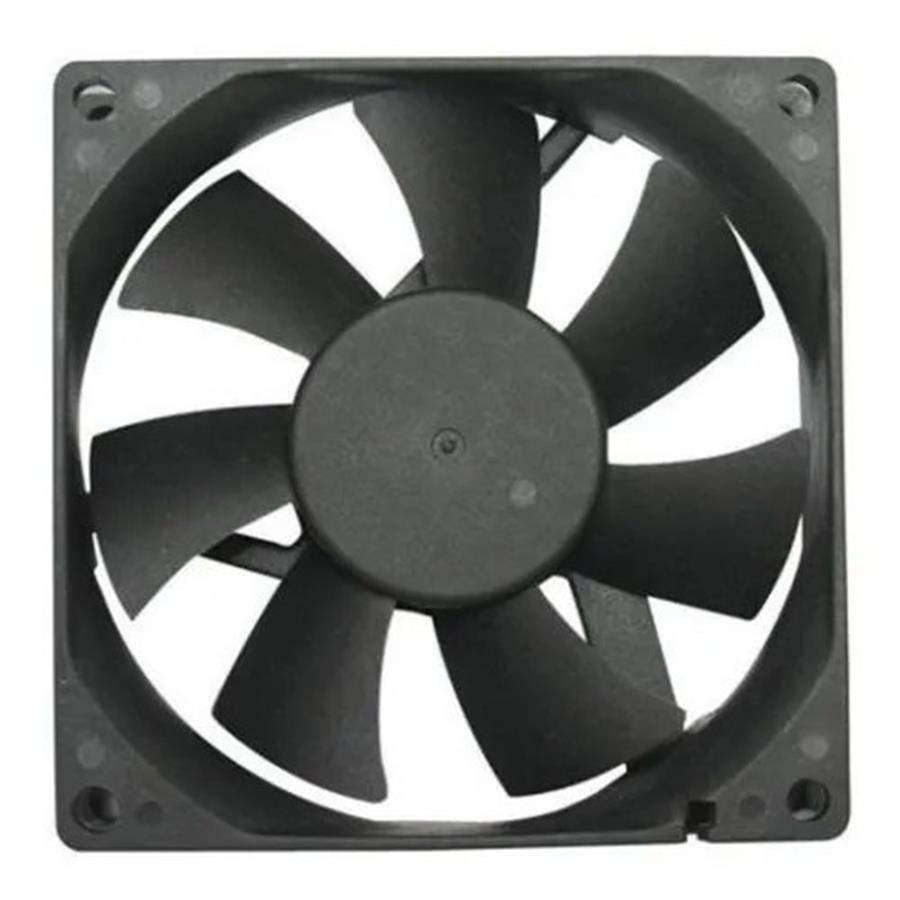 VENTILADOR PARA FUENTE ATX Y GABINETE 8X8CM 1500RPM NEGRO