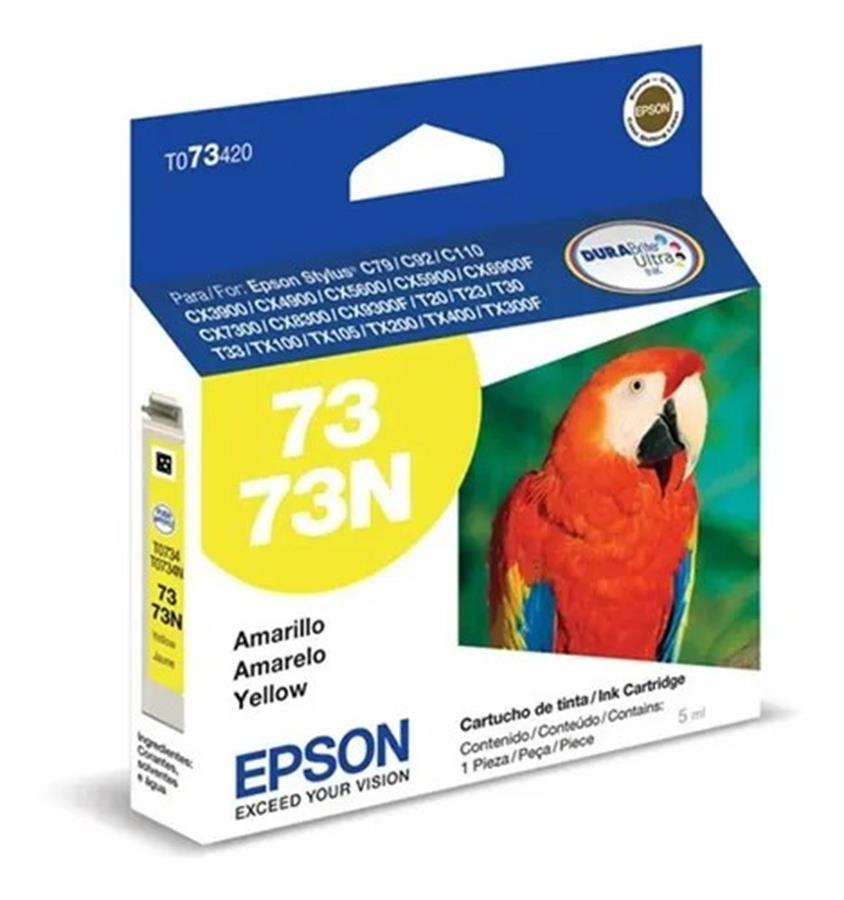 CARTUCHO ORIGINAL EPSON 73 73N AMARILLO