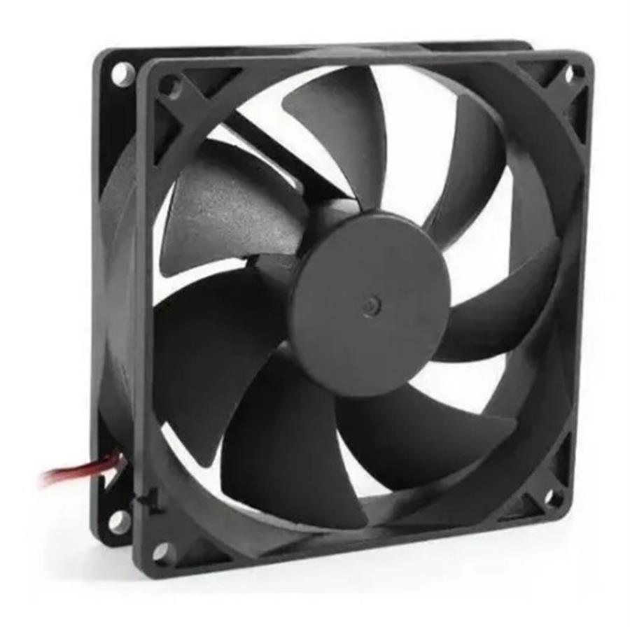 VENTILADOR PARA FUENTE ATX Y GABINETE 12X12CM 1200RPM NEGRO