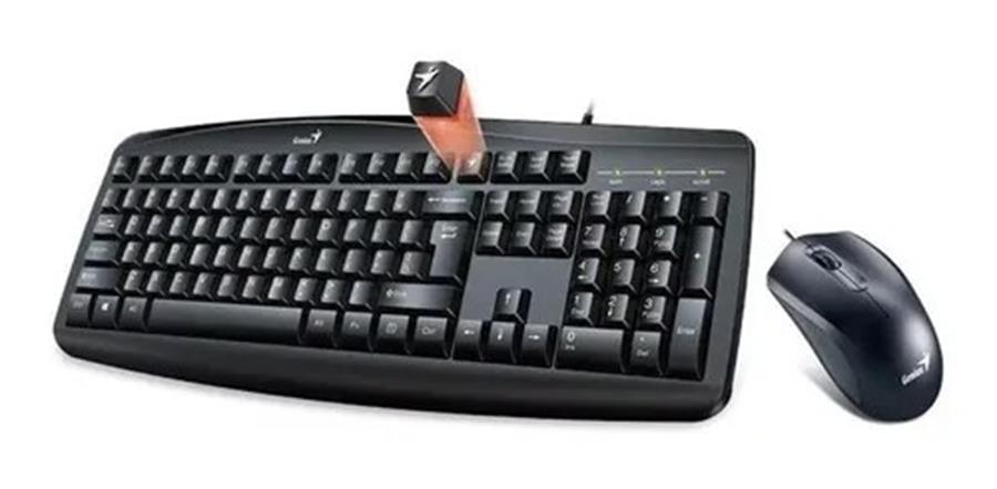 TECLADO + MOUSE GENIUS KM-200 SMART USB BLACK